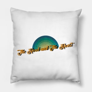 vintage retro The Head and The Heart Pillow