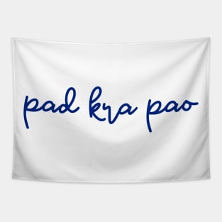 pad kra pao - Thai blue - Flag color Tapestry