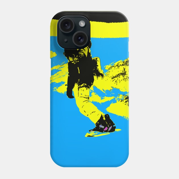 Mountain Boarding - Snowboarder Phone Case by Highseller