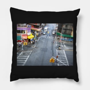 New York City Crossroad Miniature Pillow