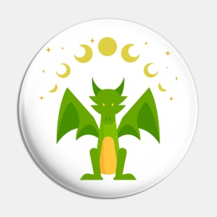 Yes it really is a green dragon. Pin