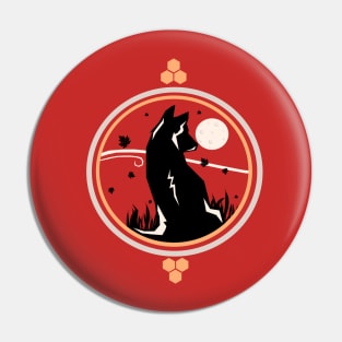 Fox Logo Pin