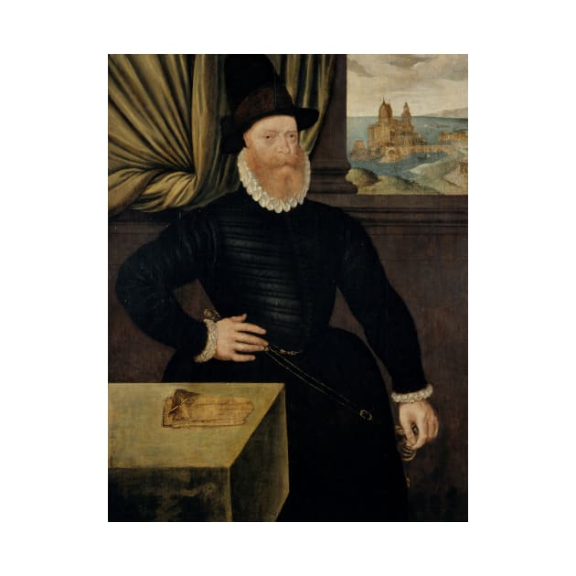 James Douglas, 4th Earl of Morton, about 1516 - 1581. Regent of Scotland by Arnold Bronckorst by Classic Art Stall