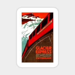 Vintage Travel - Glacier Express Magnet