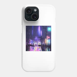 Neo Tokyo - Japan Vibes - Cars - Night Lights Phone Case