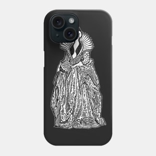 Our Lady of the Black Flame Phone Case