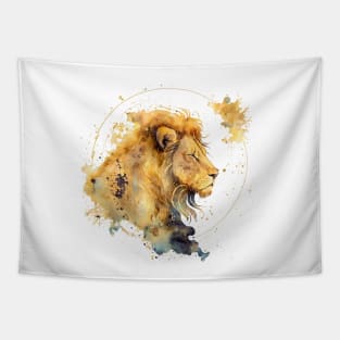 Watercolor Zodiac - Leo Tapestry