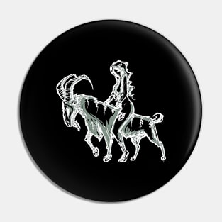 Wicca Pagan Witch Wiccan Goat Witchcraft Goth Witchy Gothic Pin