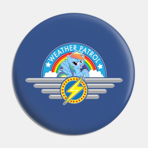 Weather Patrol Pin by reidavidson