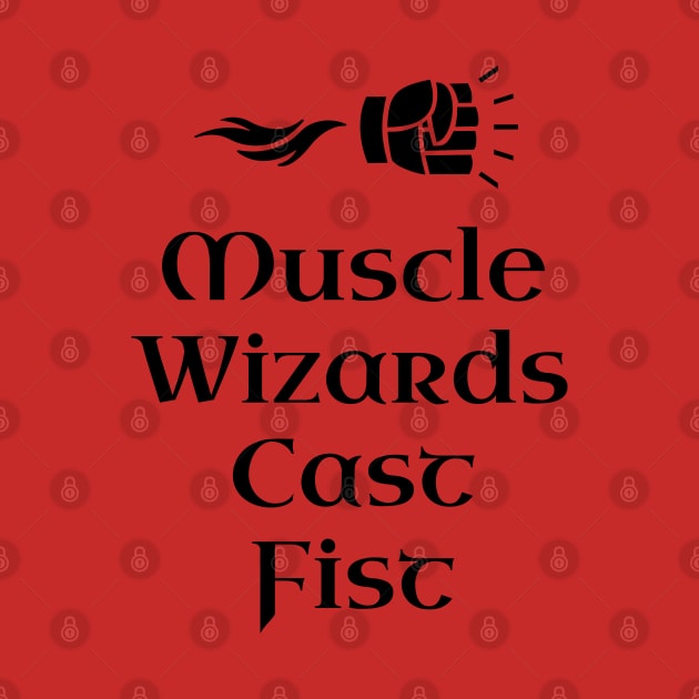 Muscle Wizards Cast Fist - RPG by pixeptional