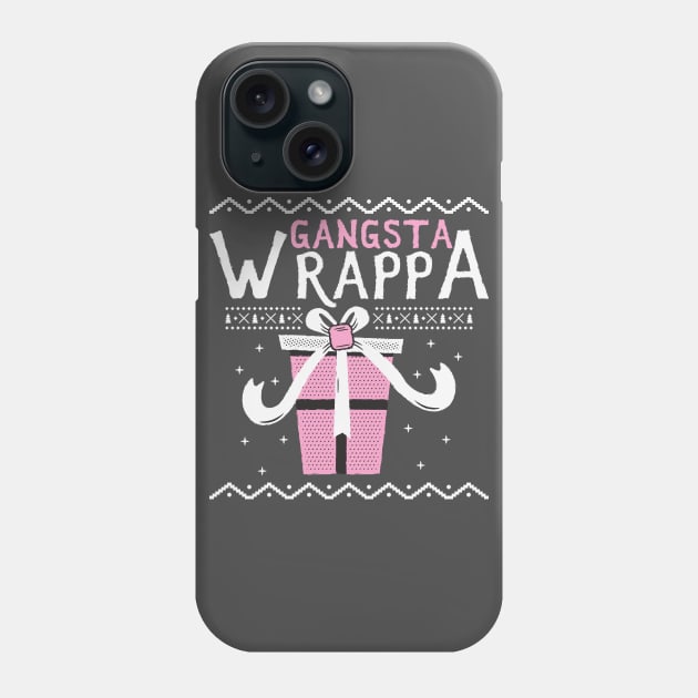 Christmas Gangsta Wrappa Phone Case by CB Creative Images