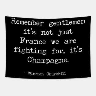 Fighting For Champagne Tapestry