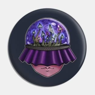 Head full of Shrooms Pin