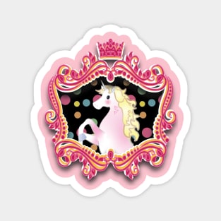 Royal Unicorn Crest Magnet