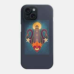 Lighthouse&Kraken Phone Case