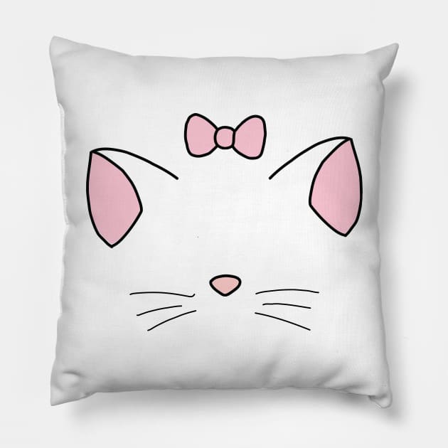 Marie Aristocats Minimalist Pillow by mainstvibes