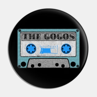 the gogos blue cassette Pin