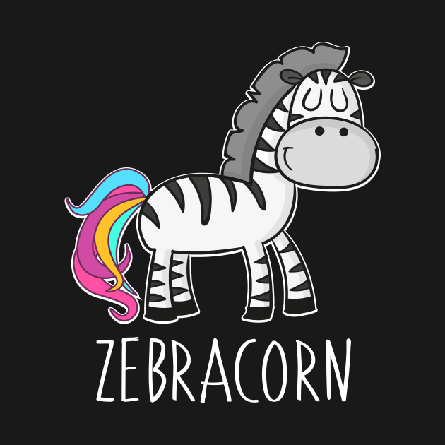 Zebracorn Unicorn Zebra Novelty Shirt by AwesomeApparel