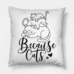 because cats Pillow