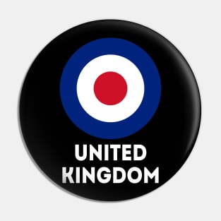 United Kingdom RAF Military Roundel, Royal Air Force Pin