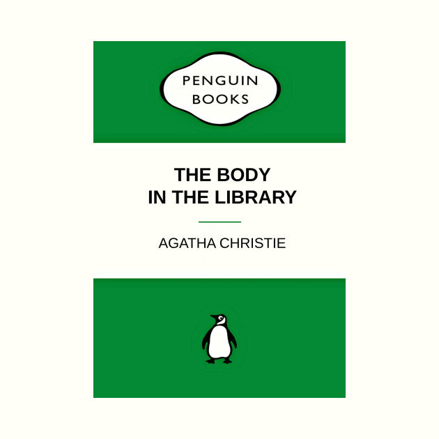 The Body in the Library by Agatha Christie by booksnbobs