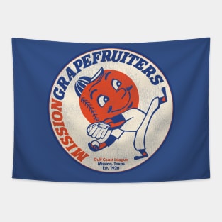 Defunct Mission Grapefruiters Baseball Team Tapestry