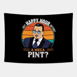 Isn't Happy Hour Anytime. Mega Pint Tapestry