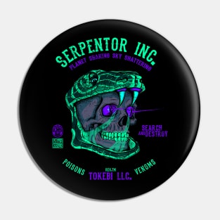 Serpentor Mask Helmet Skull Pin