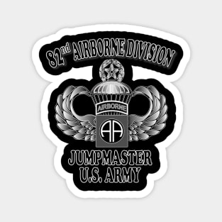 82nd Airborne Jumpmaster- Master Jump Wings Magnet