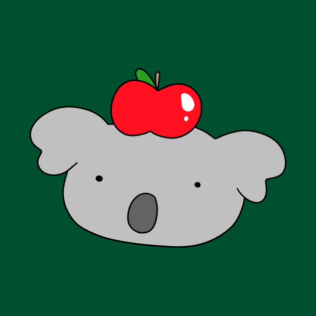 Apple Koala Face by saradaboru