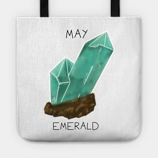 Emerald Crystal May Birthstone Tote