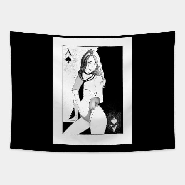 Spades cards Tapestry by GD Store