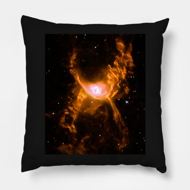 Giant Spider Nebula Pillow by headrubble