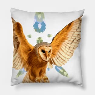 Owl illustration Pillow