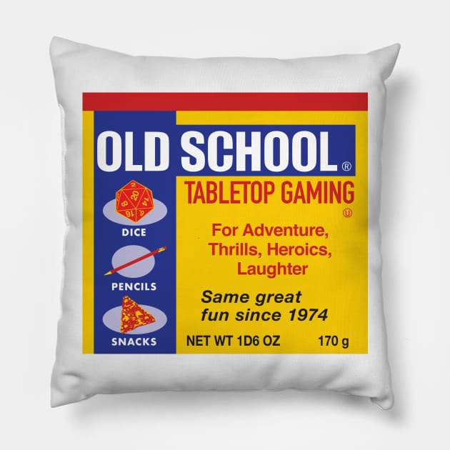 Old School Pillow by DaydreamTiger