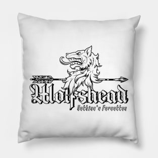 Wolf's head, nothing's forgotten Pillow