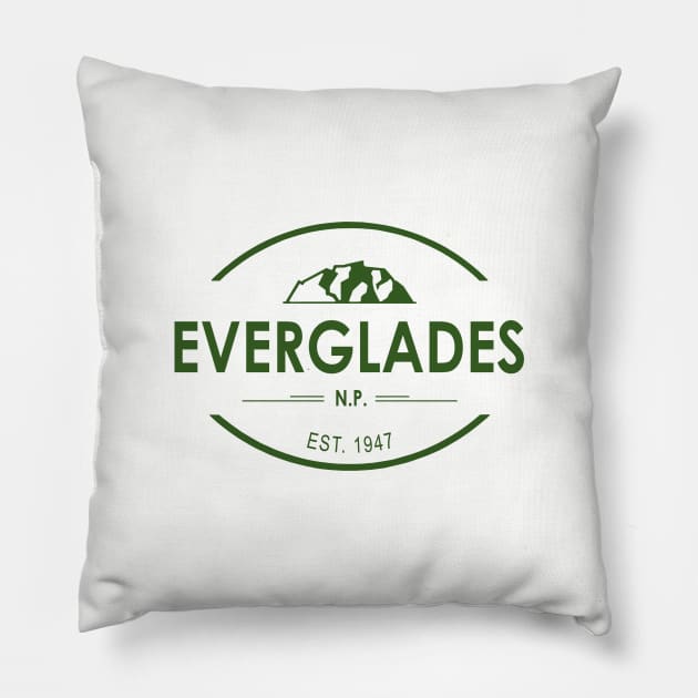 Everglades National Park Pillow by esskay1000