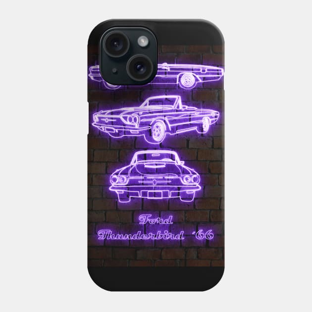 Ford Thunderbird 66 Phone Case by PrintstaBee