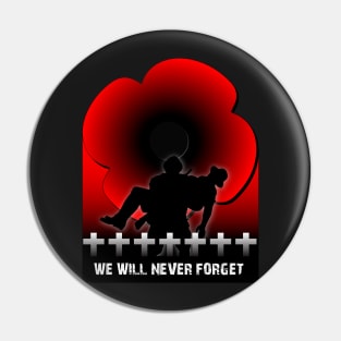 We will Never Forget Pin