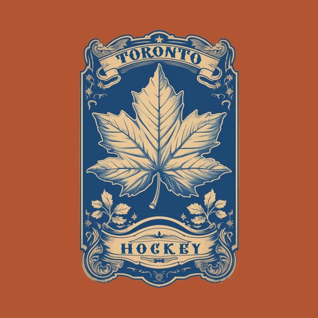 Vintage Toronto Maple Leafs Hockey by DavidLoblaw