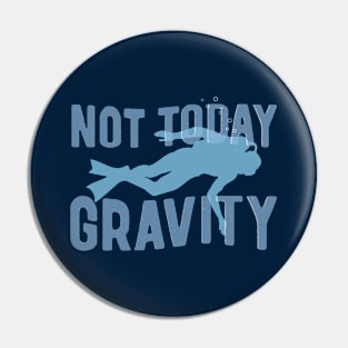 Undersea Diving Funny Scuba Diver Humor Pin