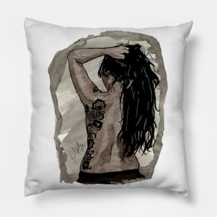 Back Tattoo Pillow