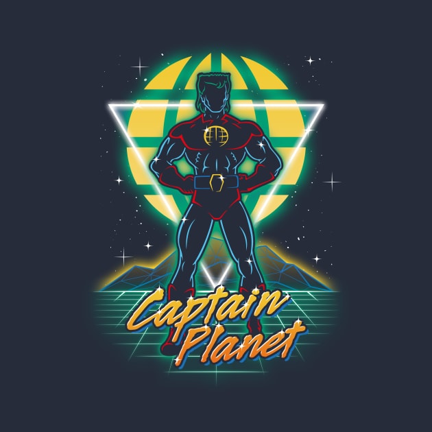 Retro Earth Defender by Olipop