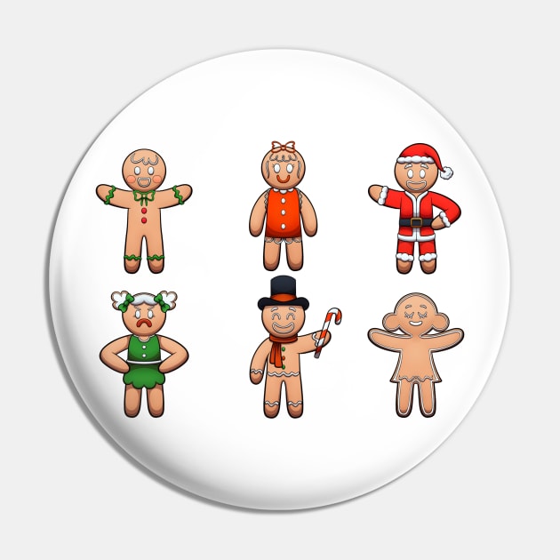 Gingerbread Men And Women Pin by TheMaskedTooner