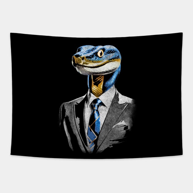 Suited Serpent Tapestry by ArtinDrop