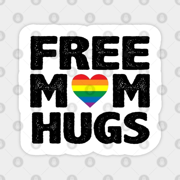 Free Mom Hugs Pride Magnet by DowlingArt