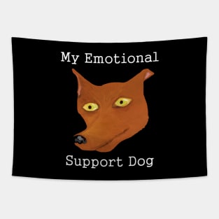 Emotional Support Dog Tapestry