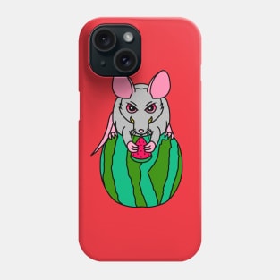 Watermelon Rat (Full Color Version) Phone Case