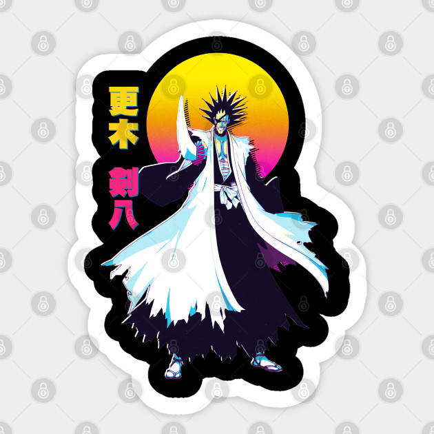 Wallpaper Kenpachi Zaraki Bleach Anime Vaporwave Bleach Sticker For iPhone Free