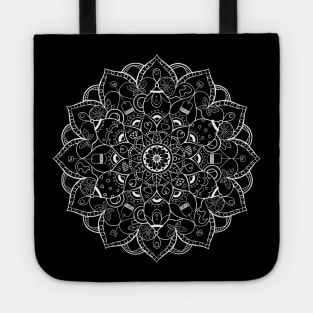 Tea Lovers Mandala - White Tote